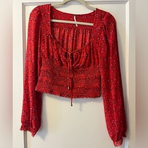 Free People smock blouse!